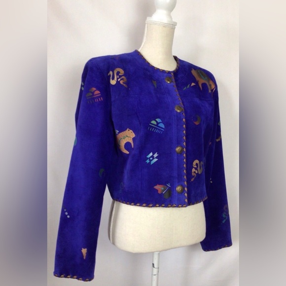 Vintage Char Santa Fe Suede Jacket - Picture 4 of 8